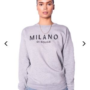 MILANO DI ROGUE UNISEX SWEATER (WHITE)